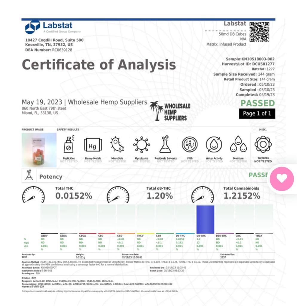 Gummies Exotic Blend Blue Raspberry