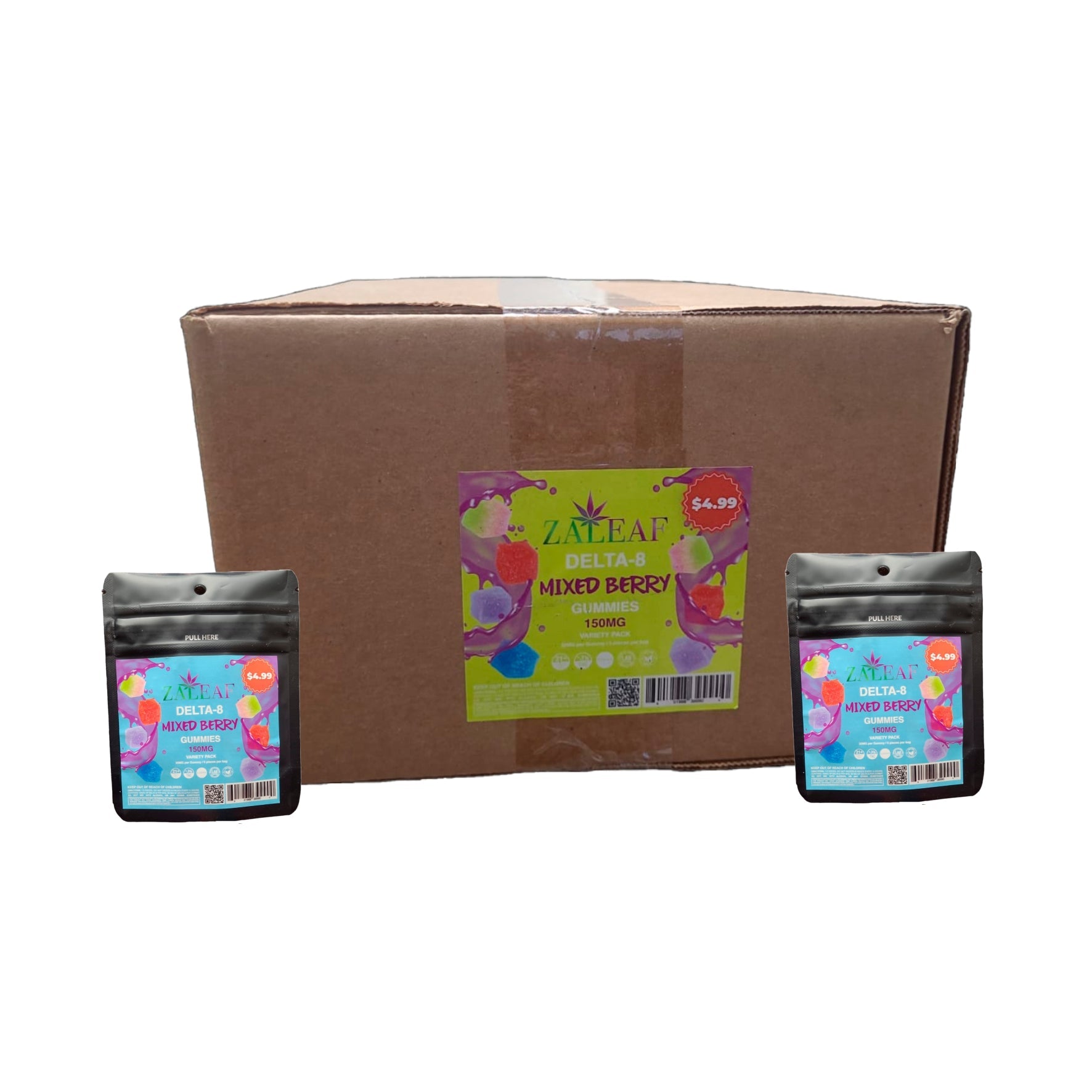 Zaleaf Party Box - 40 Bags of Gummies - Image 4