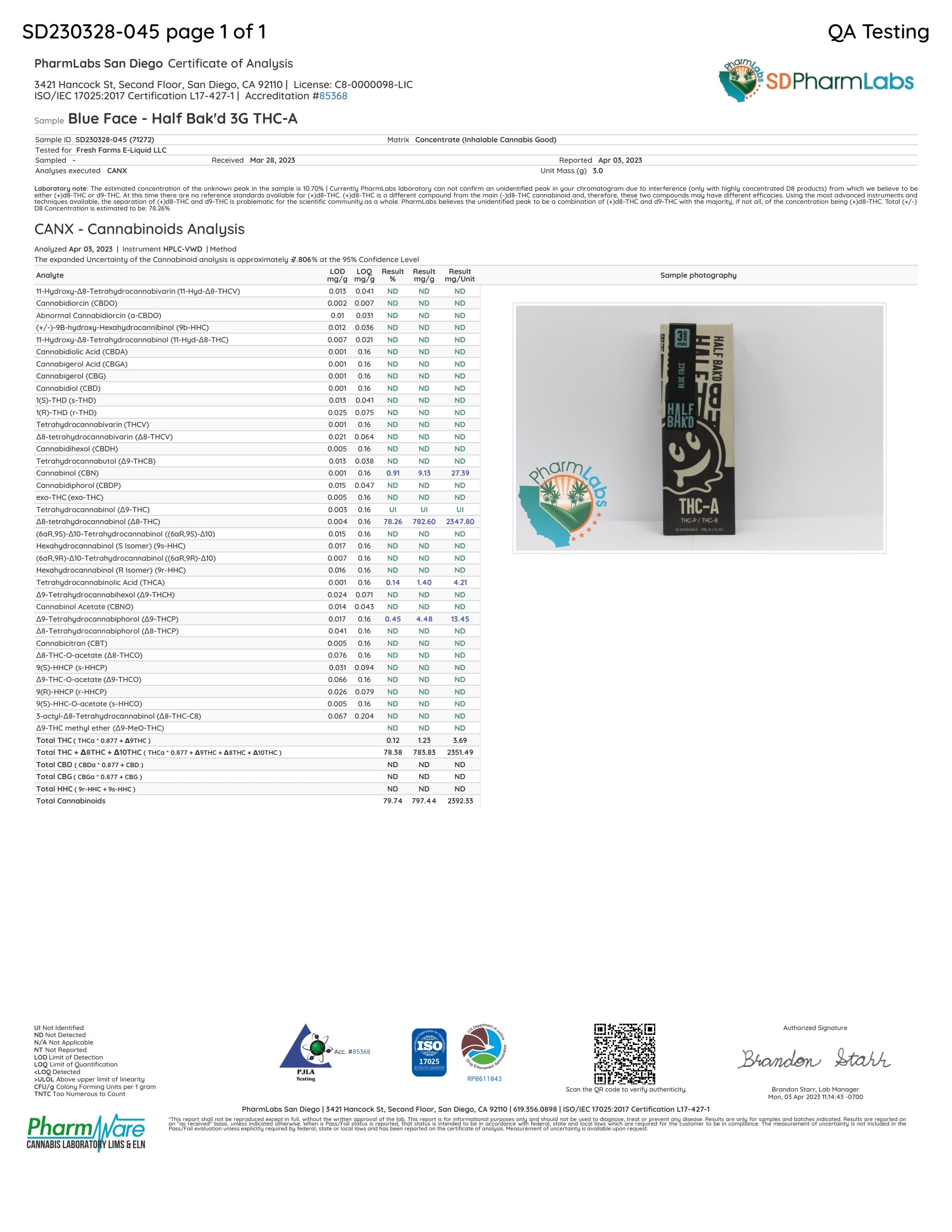 Blue Face - 3G Disposable vape - Image 3