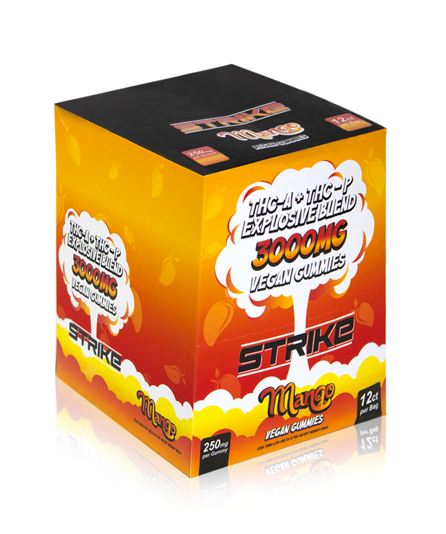 VEGAN GUMMIES STRIKE THC-A + THC-P EXPLOSIVE BLEND MANGO - Image 3
