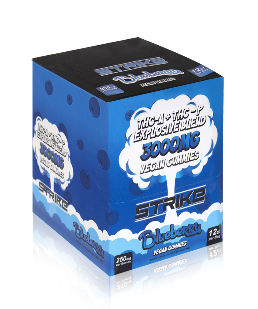 VEGAN GUMMIES STRIKE THC-A + THC-P EXPLOSIVE BLEND BLUEBERRY - Image 3