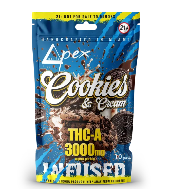 Cookies & Cream THC-A 3000mg – Z3PL