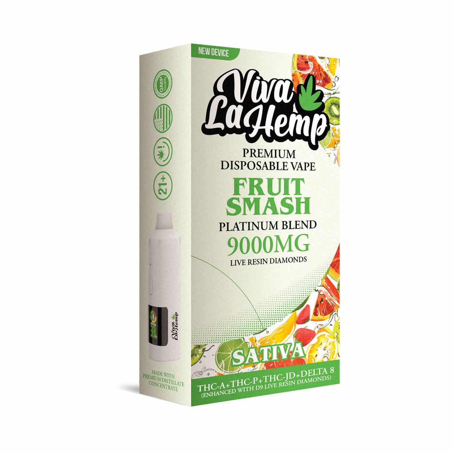 Platinum Blend – Disposable Vape 9ML Fruit Smash – Sativa