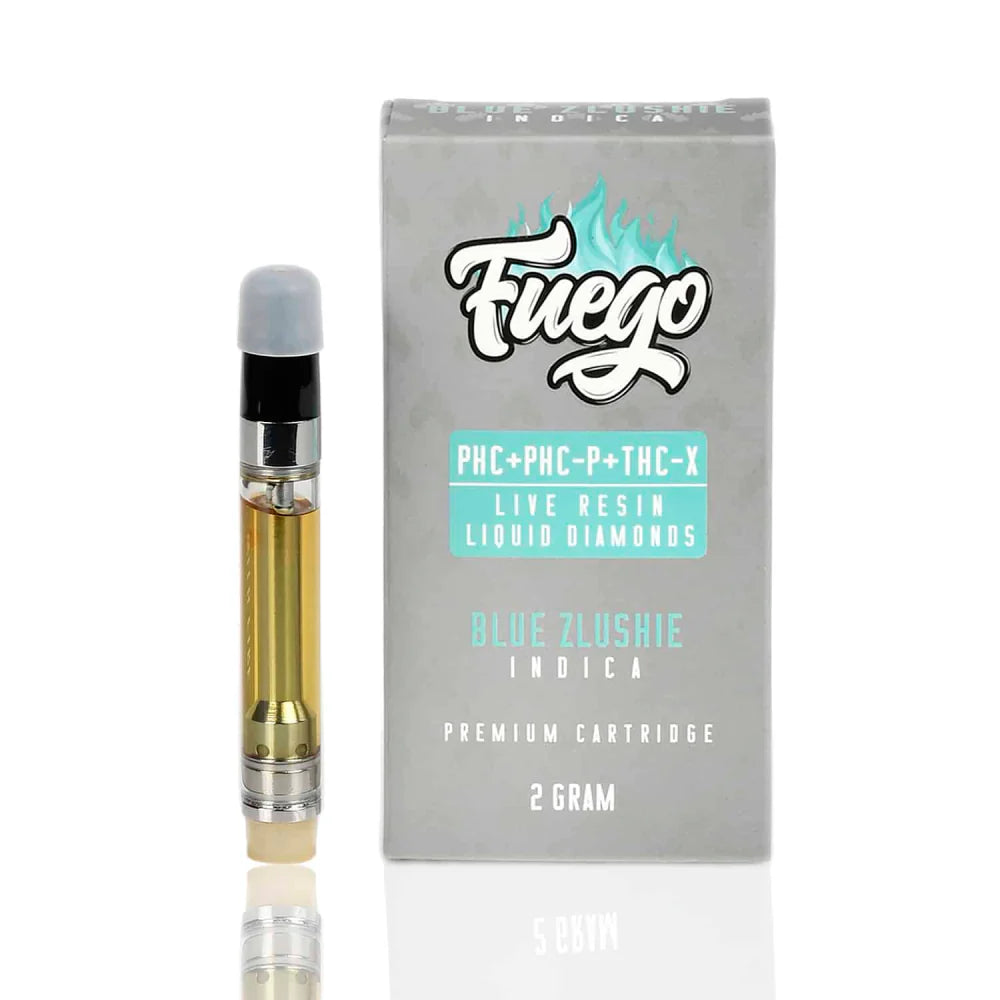 Fuego PHC + PHC-P + THC-X 2G Cartridge - Blue Zlushie INDICA