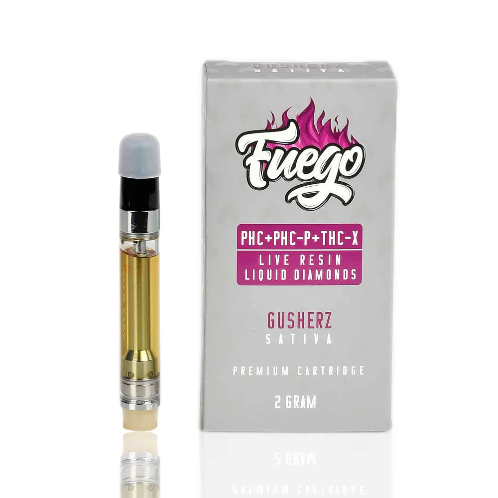 Fuego PHC + PHC-P + THC-X 2G Cartridge - Gusherz SATIVA