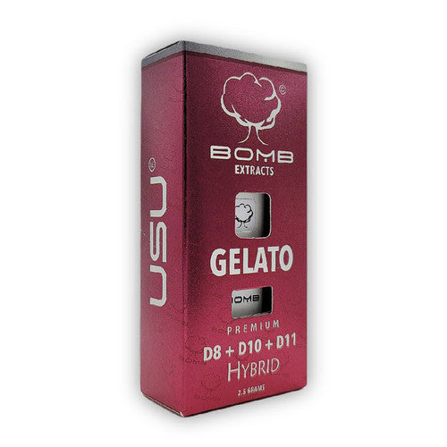 BOMB EXTRACTS (D8, D10, D11) DISPOSABLE VAPE GELATO - HYBRID - Image 2