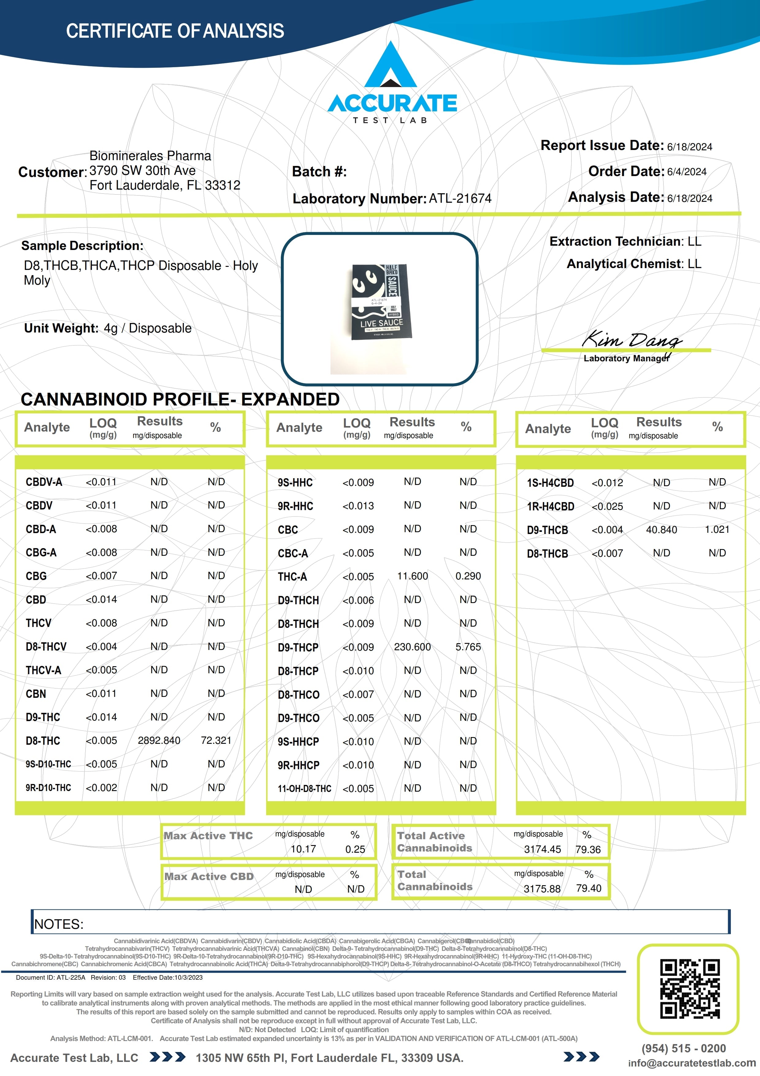 Holy Moly - 4G Live Resin Disposable vape - Image 3