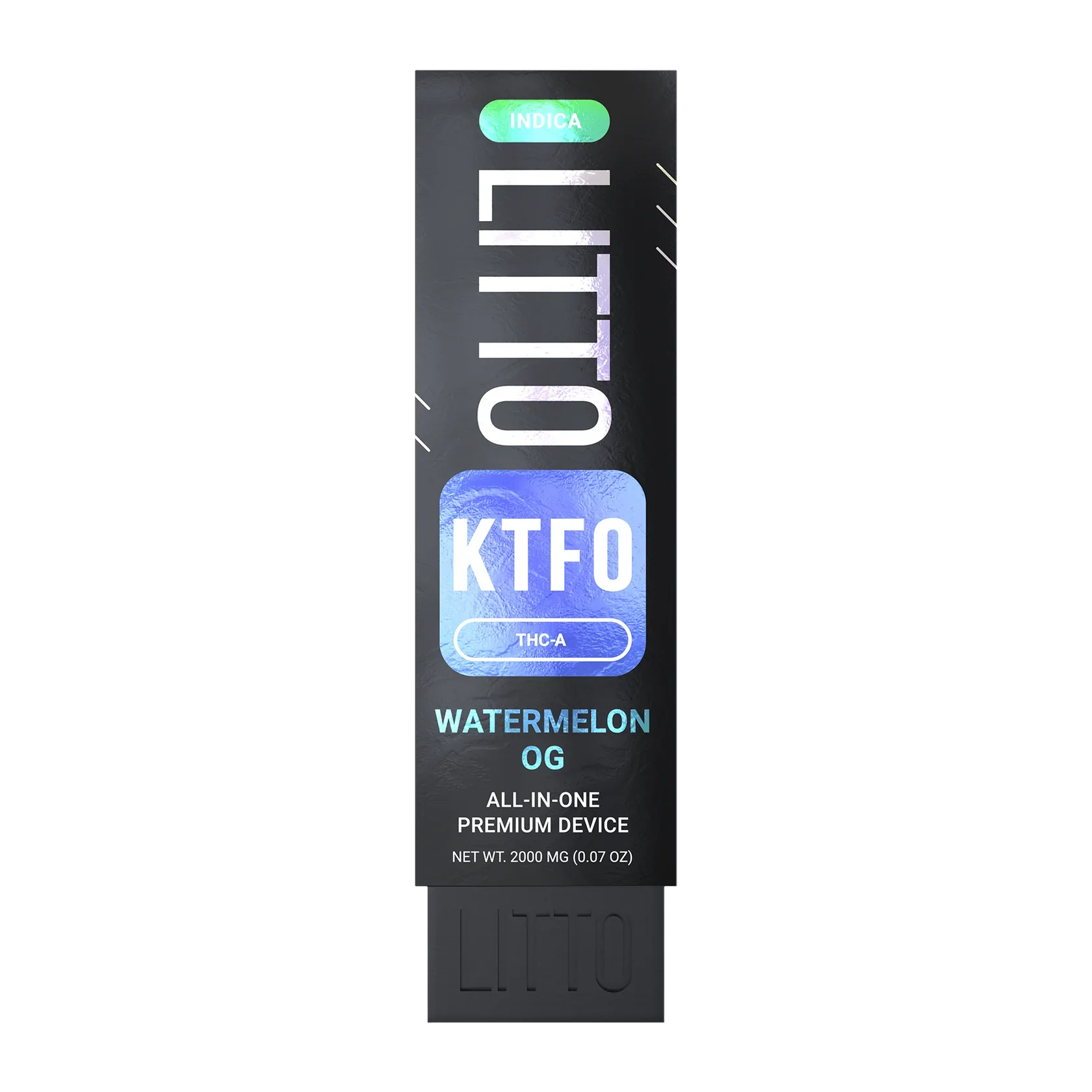 LITTO All in One Device KTFO Indica THCA Watermelon OG - 2G - Image 2