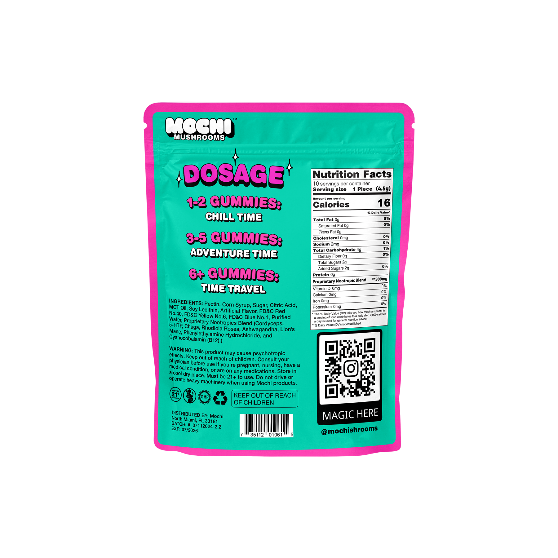 MOCHI MUSHROOMS GUMMIES - Lychee Berries - Image 3