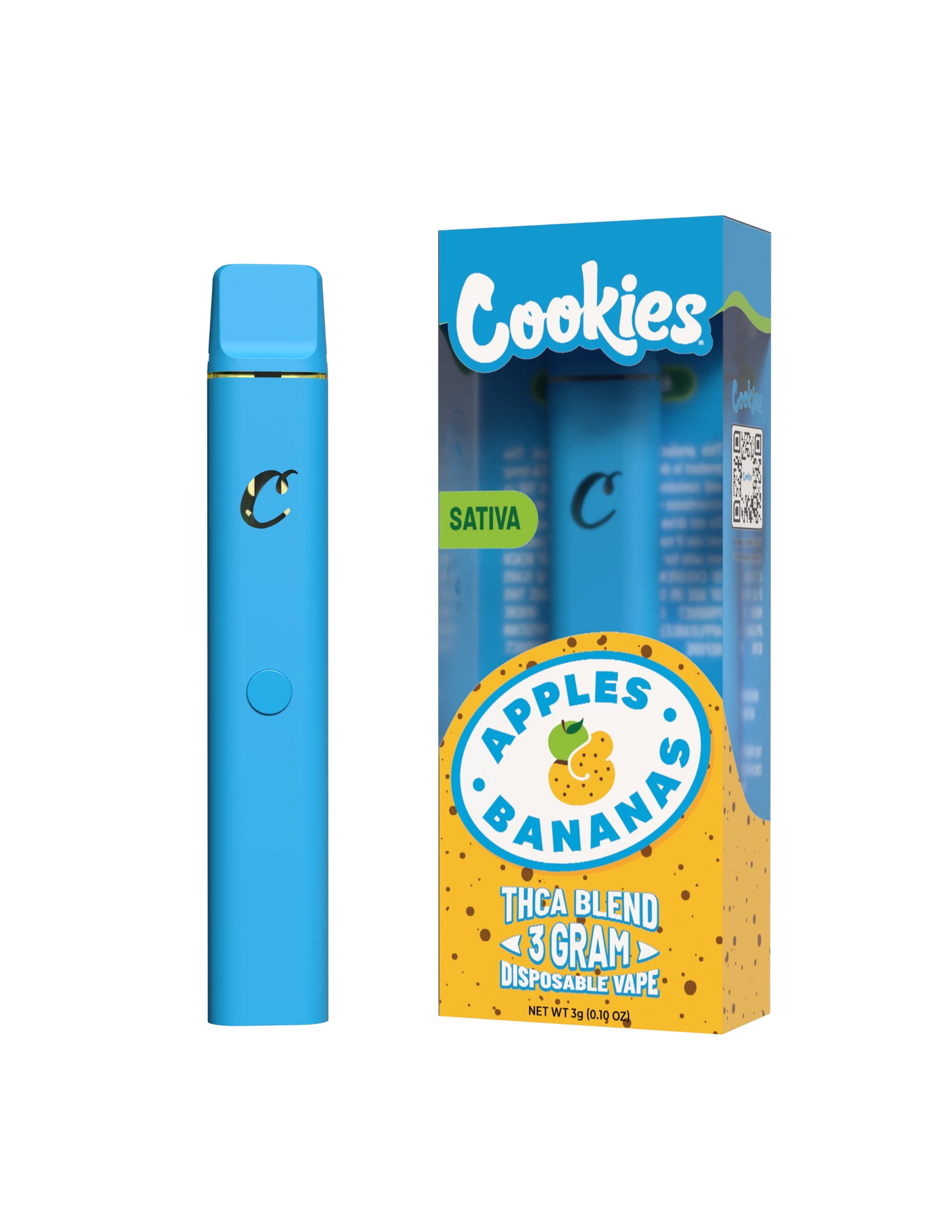 Cookies THC-A Blend Disposable vape 3G Apple And Banana sativa
