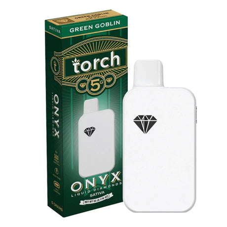 Onyx Green Goblin Sativa Torch THC-A THC-P Disposable Vape Pen 5g  Z3PL