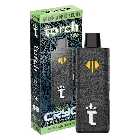 Torch CRYO THC-A Cured Live Resin 7.5G Green Apple Skunk Sativa - Image 2
