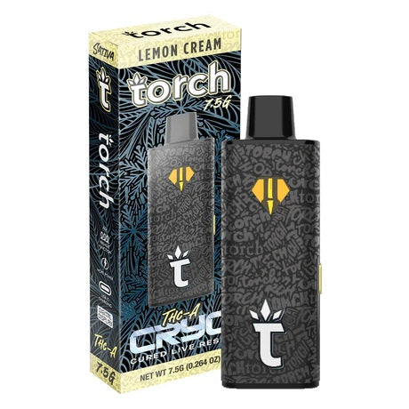 Torch CRYO THC-A Cured Live Resin 7.5G Lemon Cream Sativa - Image 2