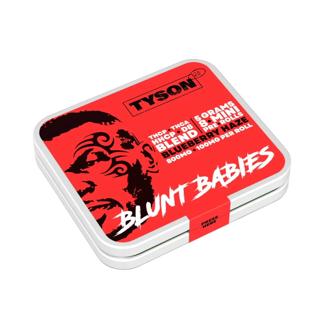 Tyson 2.0 Blunt Babies, Mini Pre-rolls - Blueberry Haze