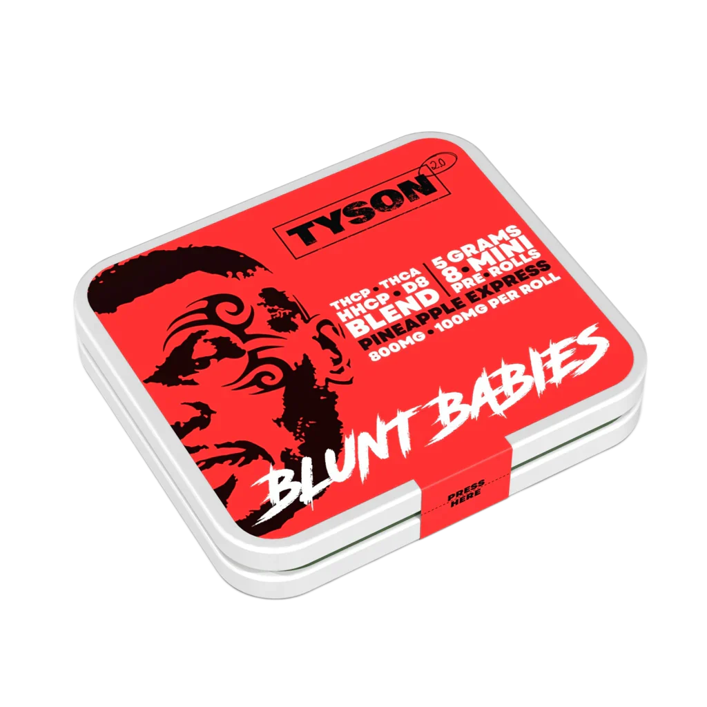 Tyson 2.0 Blunt Babies, Mini Pre-rolls -  Pineapple Express