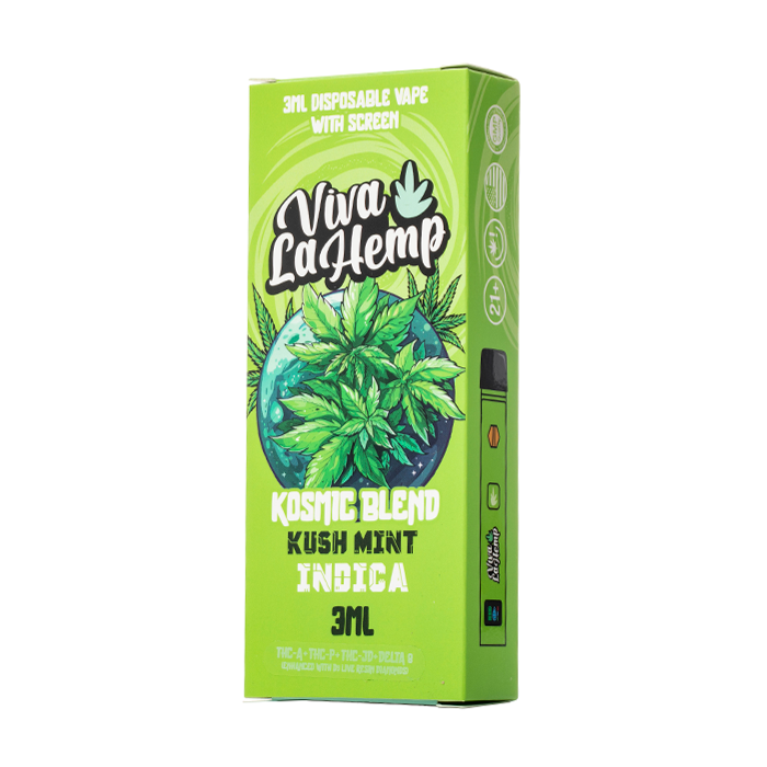 Viva La Hemp Kosmic Blend Disposable 3G Kush Mint (Indica) - Image 2