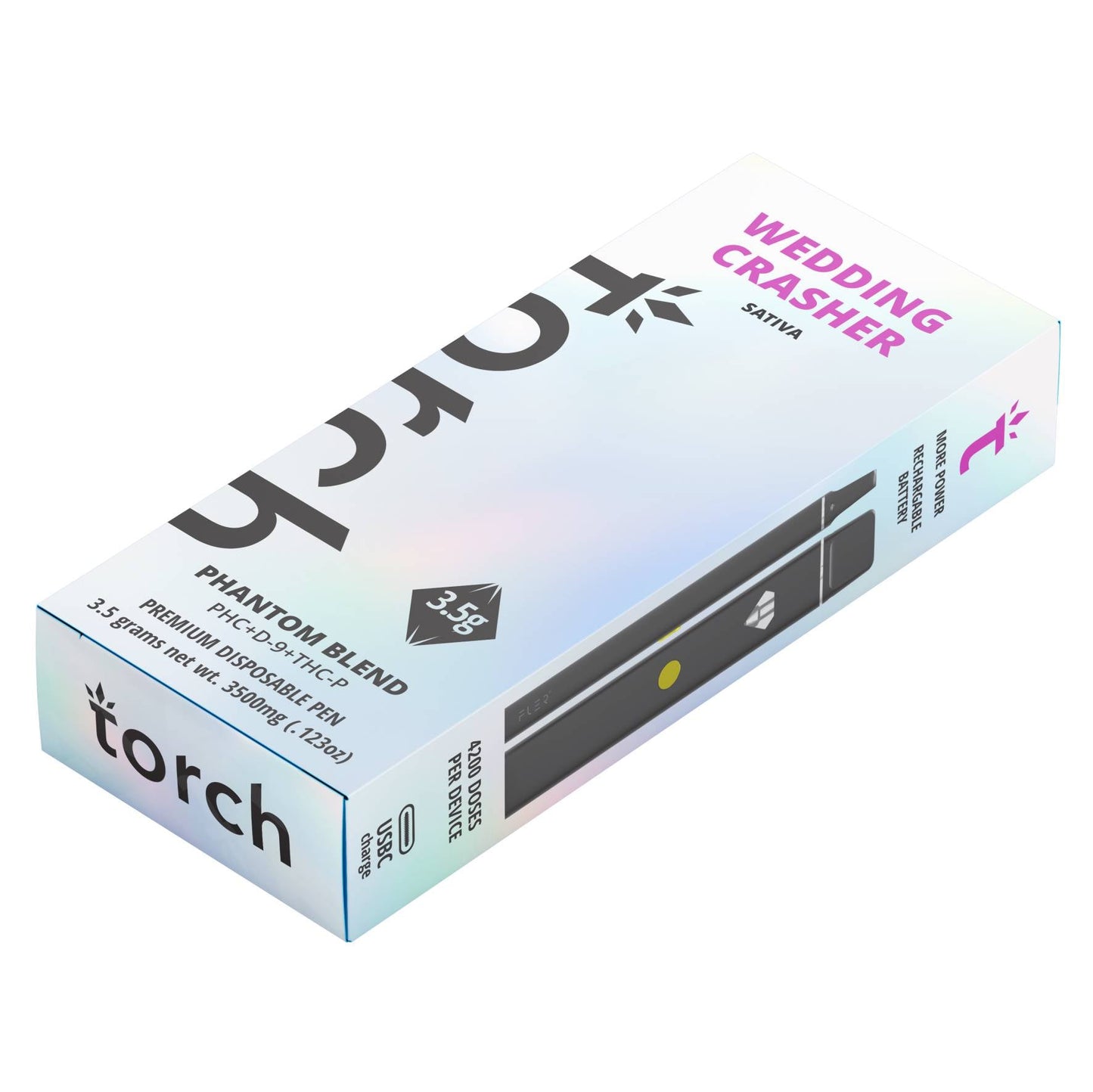 Torch Phantom Blend THC Disposables 3.5g - Wedding Crasher (Sativa)