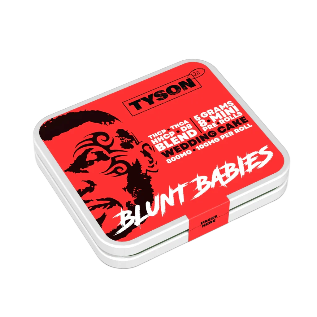 Tyson 2.0 Blunt Babies, Mini Pre-rolls -  Wedding Cake