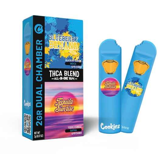 auto vap Cookies 2G THC-A Dual Chamber Vape Tequila Sunrise