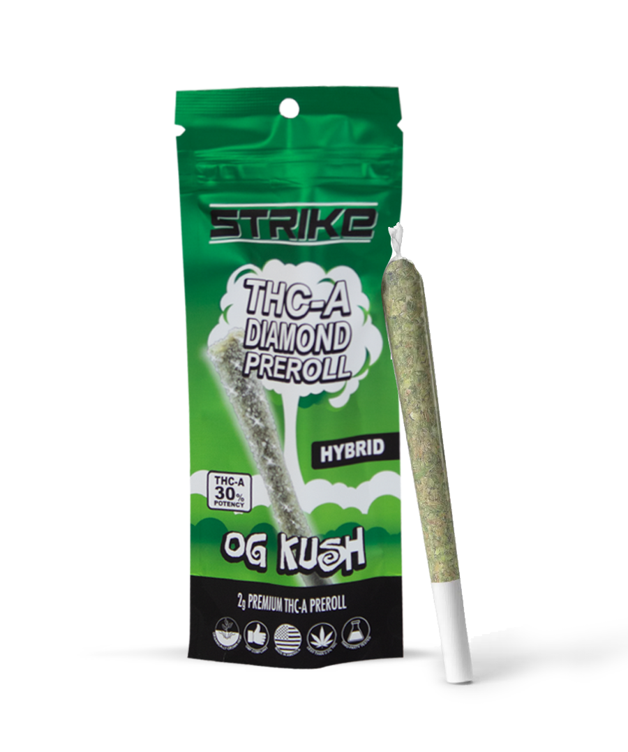 STRIKE DIAMOND 2G PRE-ROLL  INDICA OG KUSH
