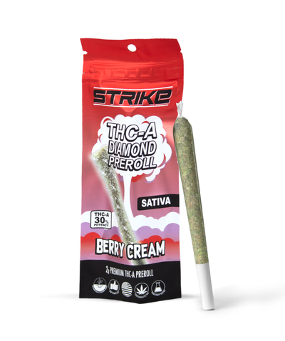STRIKE DIAMOND 2G PRE-ROLL SATIVA BERRY CREAM