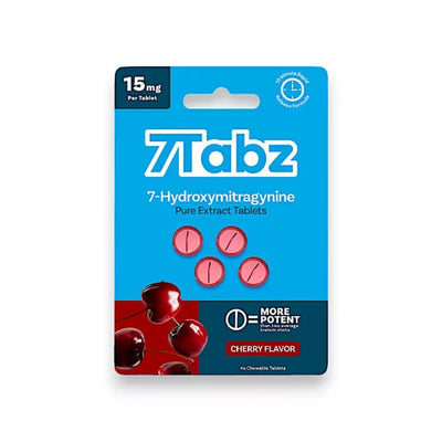 7Tabz 7OH Kratom Extract Tablets Cherry 60mg – 4ct (15mg/tab)