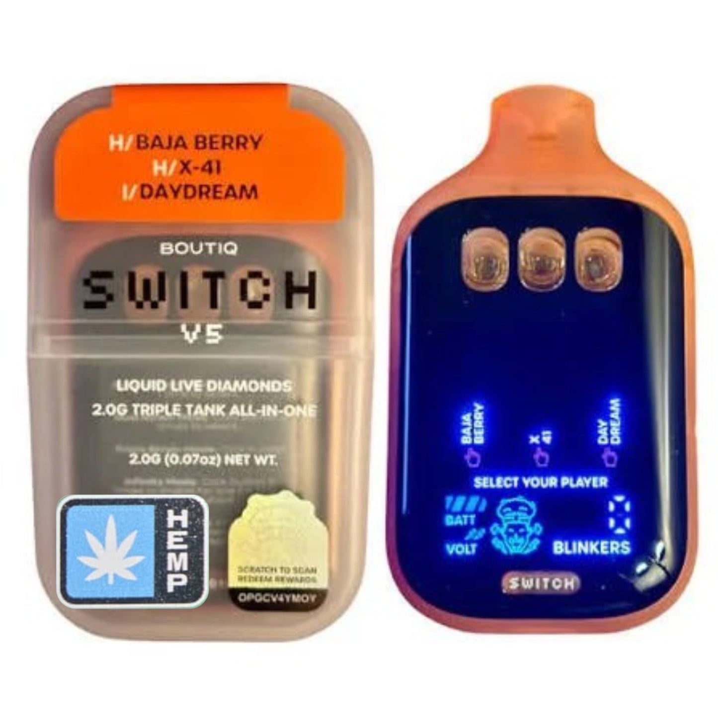 Boutiq SWITCH V5 THCA Disposable | 2G Triple Tank All in One