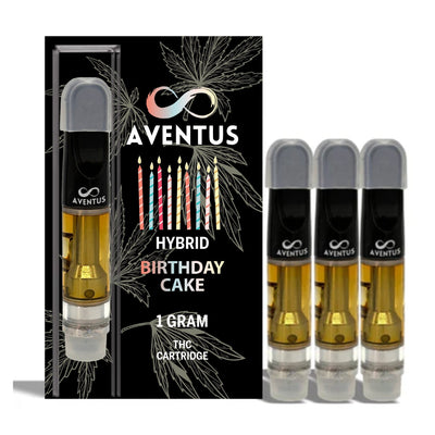 THC BIRTHDAY CAKE Full Spectrum 510 Thread Vape Cartridge 1000mg 1 gram