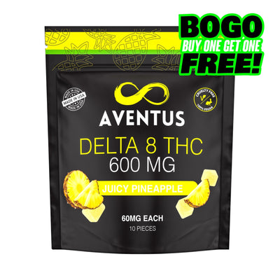 DELTA 8 THC INFUSED GUMMIE JUICY PINEAPPLE 600mg