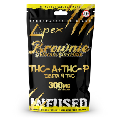Brownie Extreme Chocolate THC-A + THC-P & Delta 9 THC 300mg