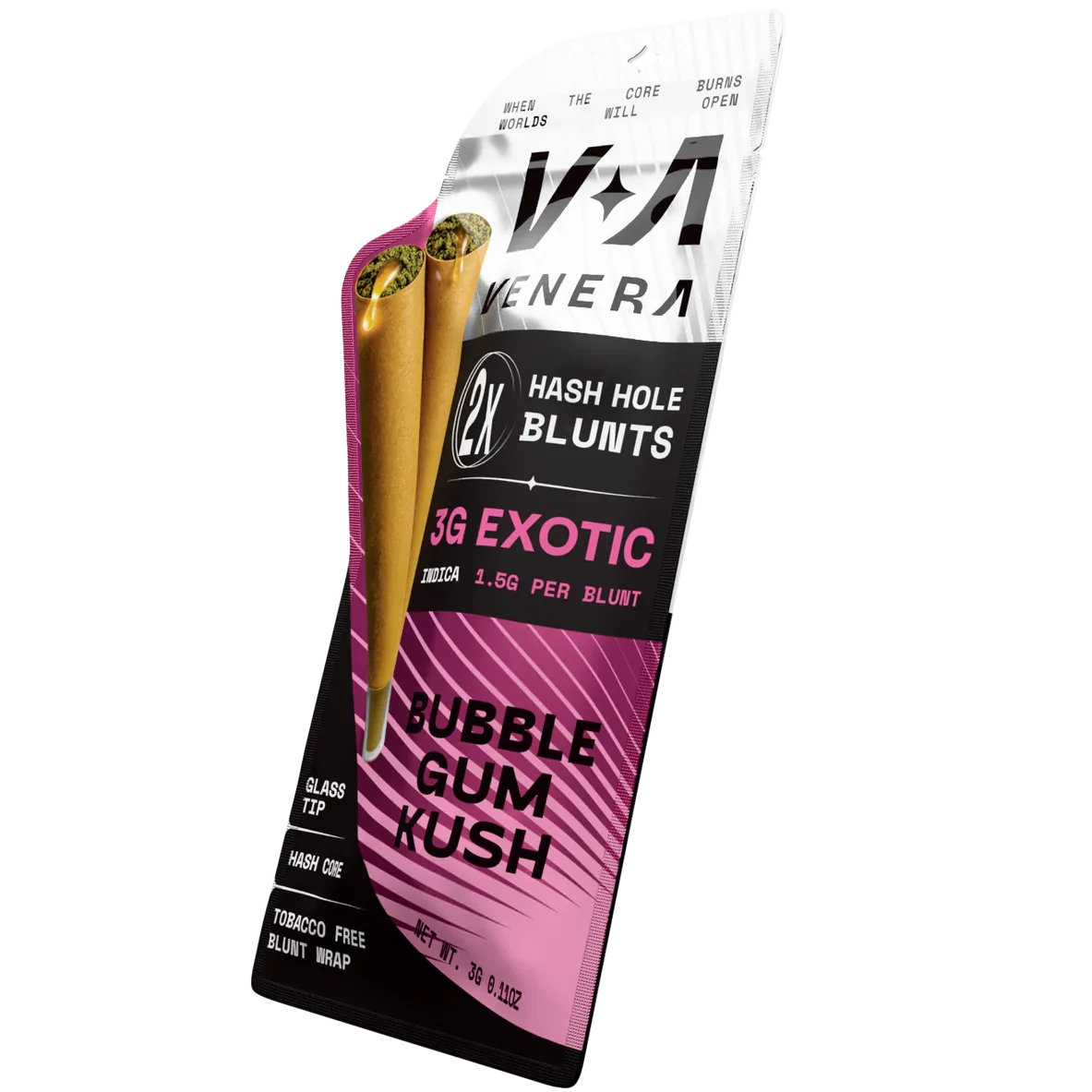 VENERA 3G Hashhole  X 2 - Bubble Gum Kush - Indica