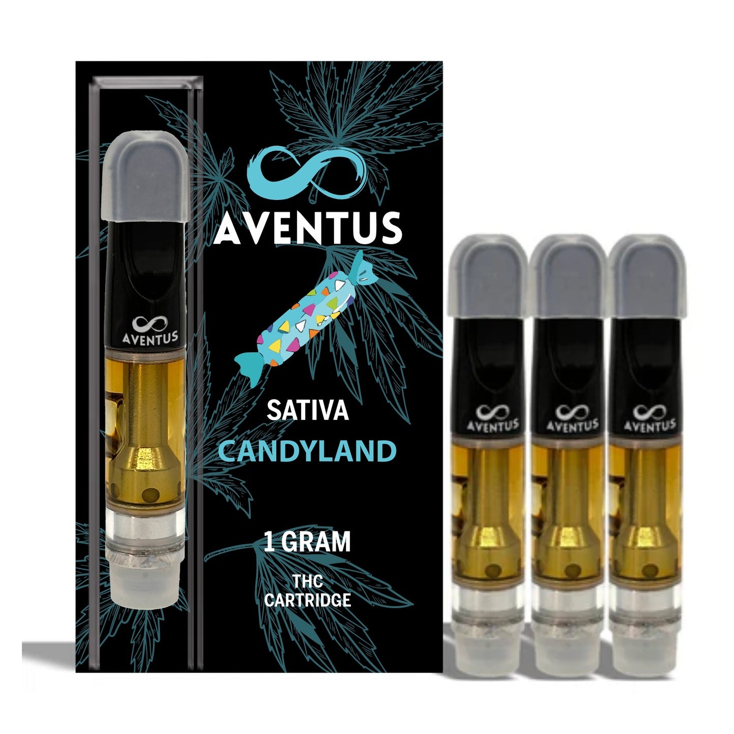 THC CANDYLAND Full Spectrum 510 Thread Vape Cartridge 1000mg 1 gram