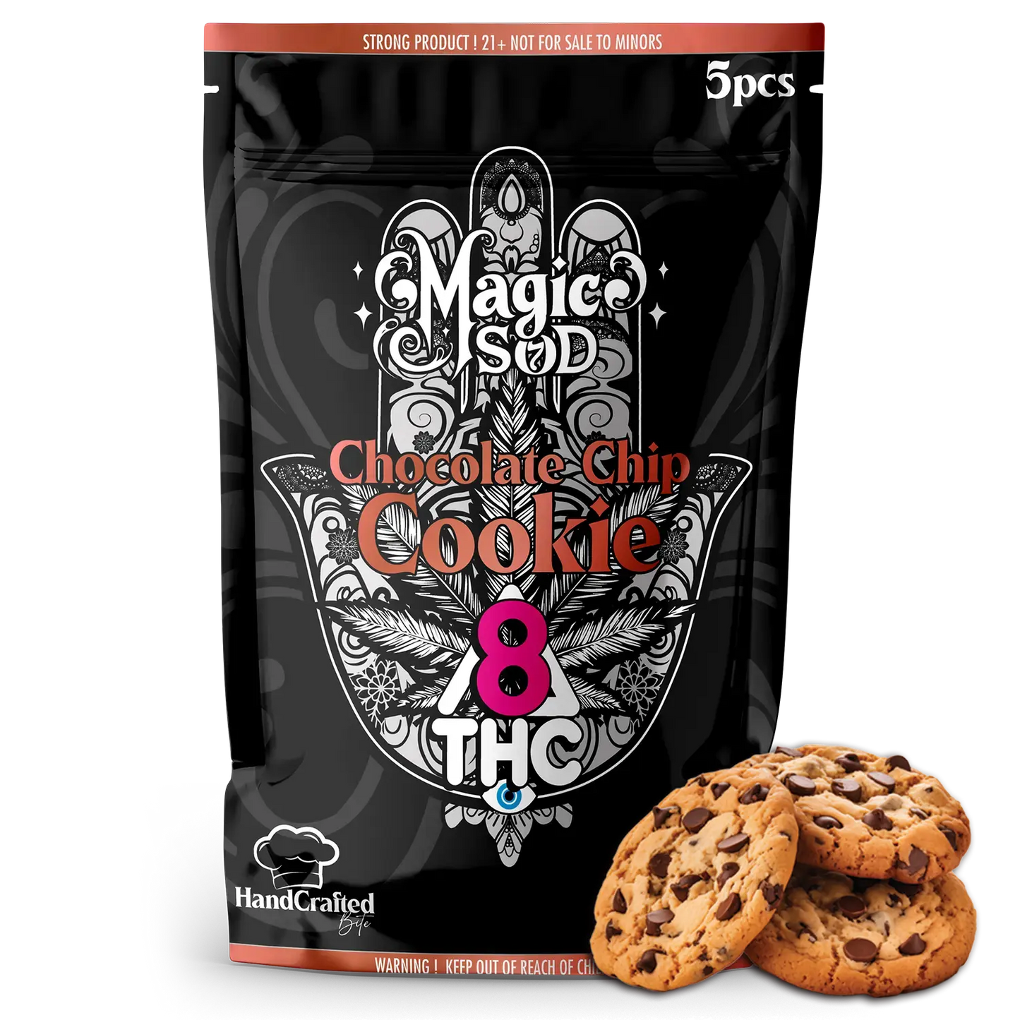 MAGICSOD Chocolate Chip Cookie Delta 8 THC 1000mg