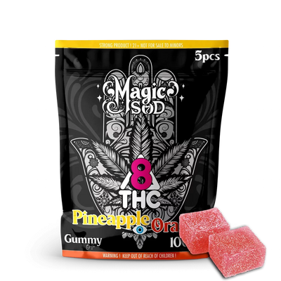 MAGICSOD Pineapple Orange Gummies Delta 8 THC 1000mg