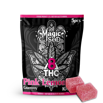 MAGICSOD D8 THC Pink Lemonade Gummies (5pcs)