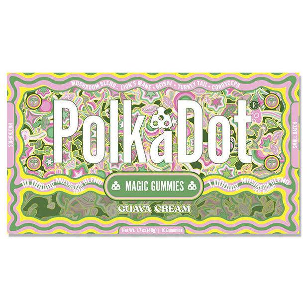 POLKADOT Guava Cream Gummies – Cannabis-Infused Tropical Treat  10000mg