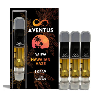 THC HAWAIIAN HAZE Full Spectrum 510 Thread Vape Cartridge 1000mg 1 gram