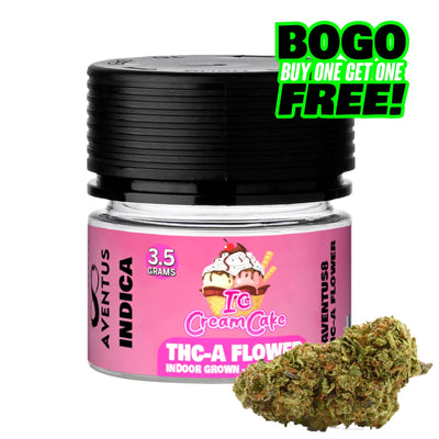 AVENTUS8 THC-A FLOWER Ice Cream Cake - 3.5g - Indica