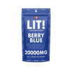 LIT THC Gummies 20000MG 40 Count -  Berry Blue Indica
