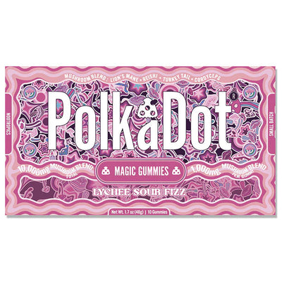 POLKADOT Lychee Sour Fizz Gummies 10000mg