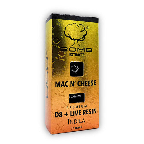 BOMB EXTRACTS (D8 + LIVE RESIN) DISPOSABLE VAPE MAC N´ CHESSE - INDICA