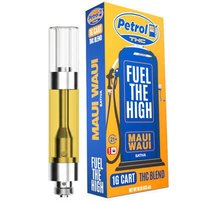 Petrol THC Blend Cartridge | 1G Premium Vape Cartridge | Maui Waui - Sativa