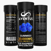 10000mg AVENTUS8 GUMMIES BLUE RASPBERRY DELTA 8 + DELTA 9 + THC-P  STRONG EXOTIC BLEND