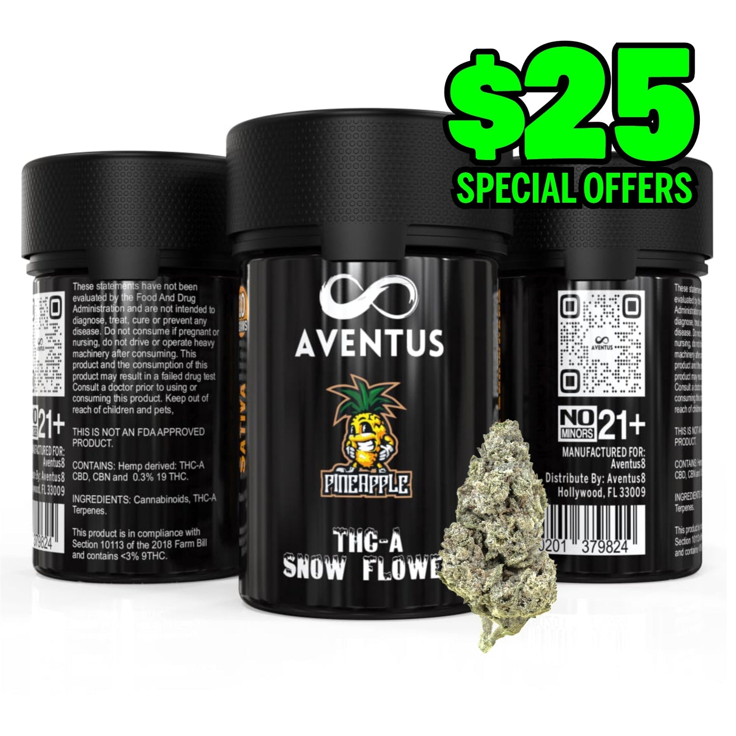 THCA FLOWER – SNOW CAPS 7G