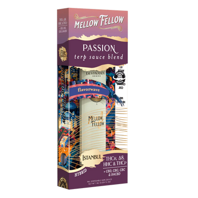 Mellow Fellow Passion Blend - Terp Sauce 1ml Disposable Spinner Vape - Flavorwave (Hybrid)