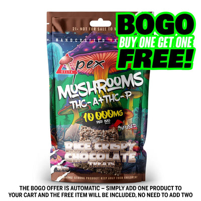 Rice Crispy Chocolate Treats Mushroom THC-A + THC-P 10,000mg