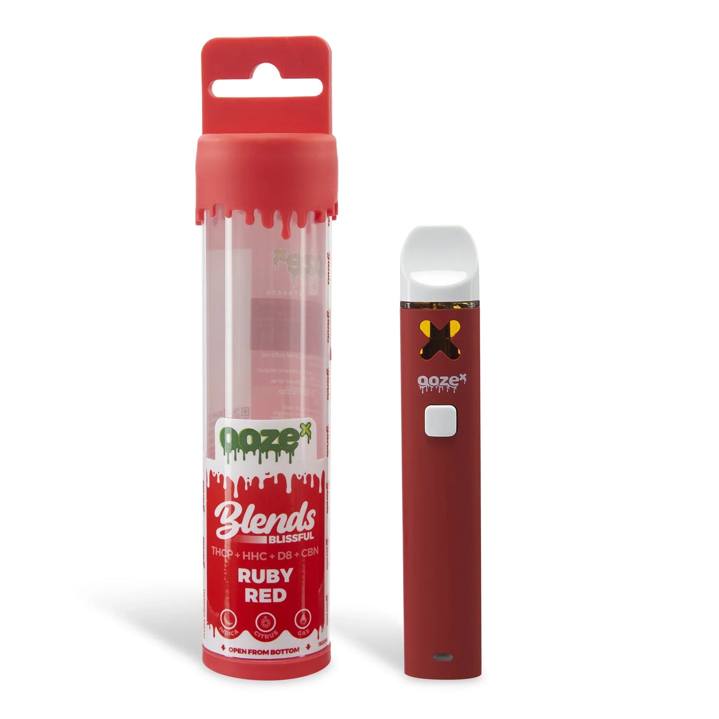OozeX 2ml Disposable Delta Blends -  Ruby Red