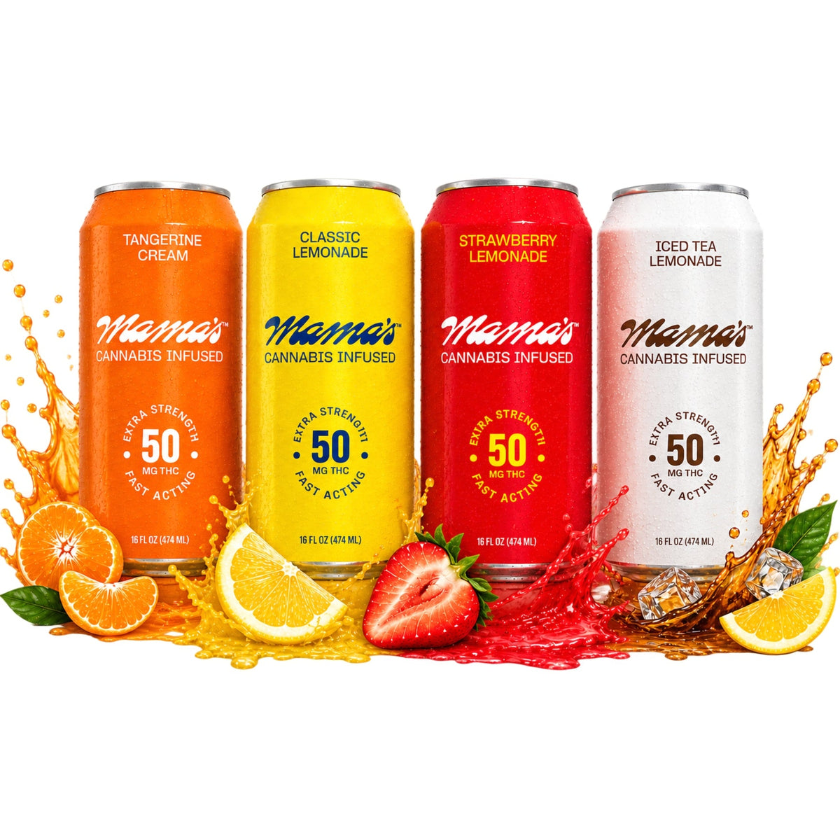 Mama´s  Cannabis Infused Lemonade - (4 pack)