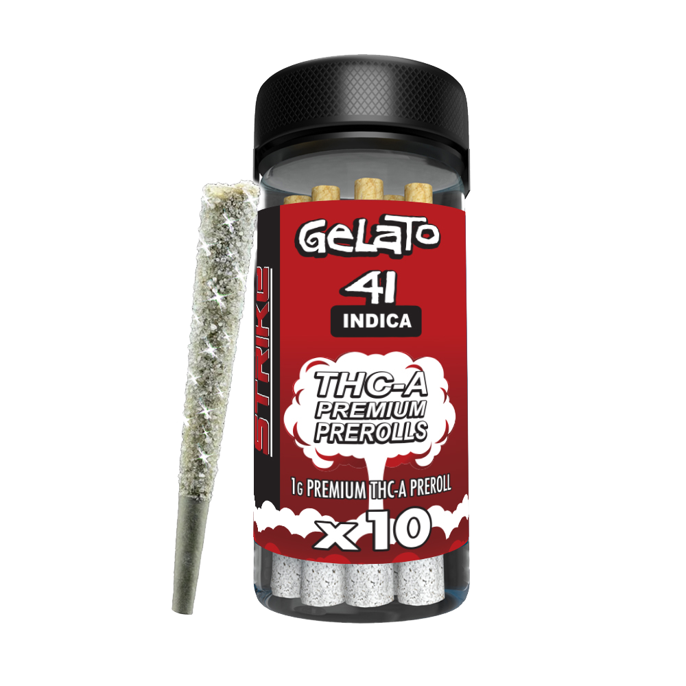 STRIKE 10CT JAR 1G THC-A PREMIUM PRE ROLL