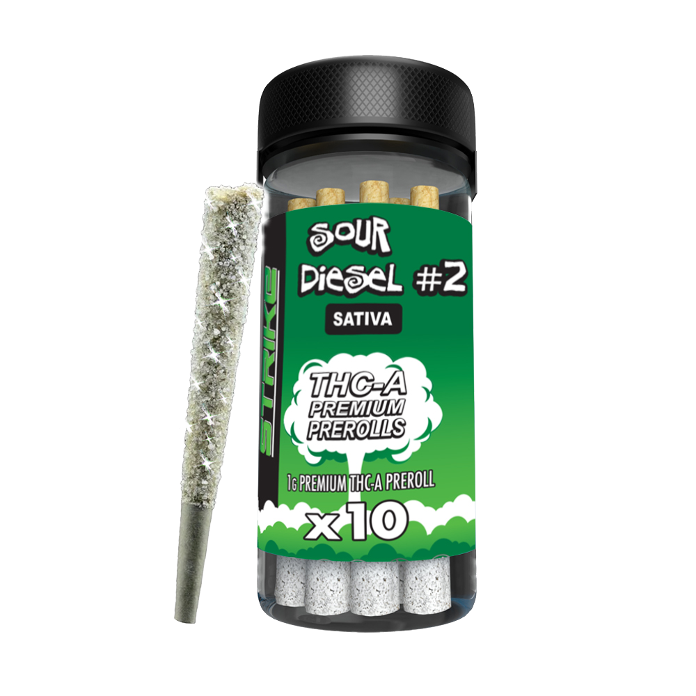 STRIKE 10CT JAR 1G THC-A PREMIUM PRE ROLL